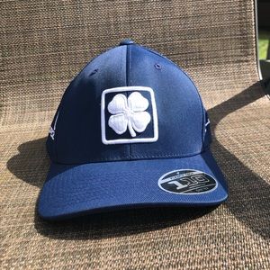 FlexFit Tech Black Clover Top Golf SnapBack Hat